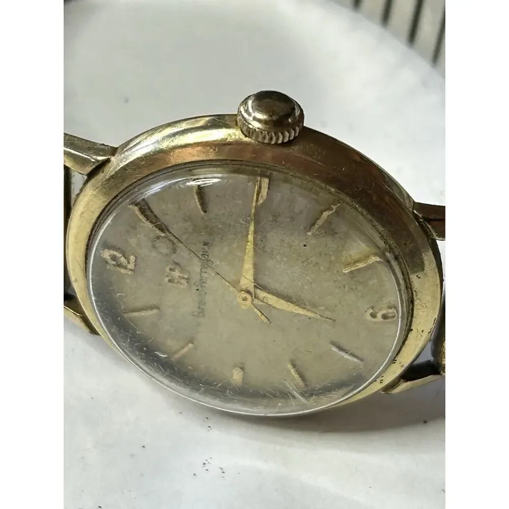 Girard-Perregaux Gyromatic Ref 8371615 - Rare Bausch & Co Retailer Dial - 1960s